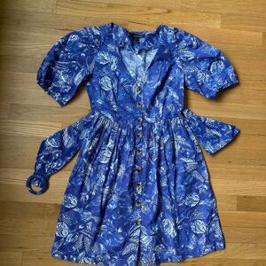 French Connection Besima Poplin Dress. Size: 2